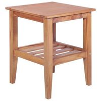mesa de centro madera maciza de teca 40x40x50 cm vidaxl