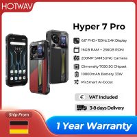 telefono resistente hotwav hyper 7 pro 5g 200mp 66 fhd 120hz 16gb 256gb 10800mah 33w smartphone android 14