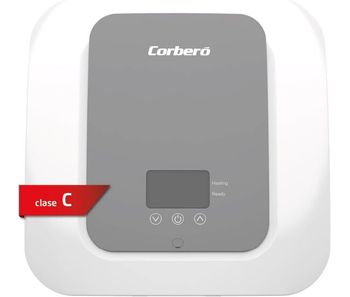 Corberó – termo eléctrico ultra compacto | ctwbmec30 | 30l | 30-75ºc | vertical | tanque esmaltado | termómetro exterior | termostato regulable | protección anticorrosión | panel manual