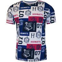 harry potter camiseta hogwarts para hombre