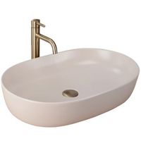 lavabo sobre encimera rea cleo 61 beige matt