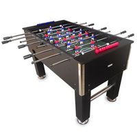 futbolin profesional salon negro con jugadores de piernas separadas - devessport