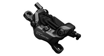 Pinza de freno de disco hidraulico shimano cues br u8020 post mount  4 pistones  negro