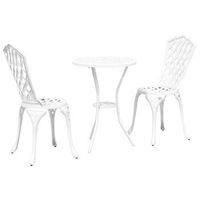 juego bistro de jardin 3 piezas  mueble de jardin aluminio