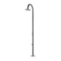 ducha de piscina de acero inoxidable doccia palau inox sined