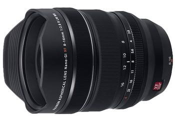 Objetivo Fujifilm XF8-16mm F2.8 R LM WR Ultra Ancho 8-16mm Autoenfoque Negro