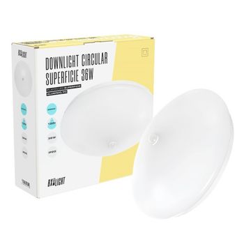 Plafón led 18w 1404lm 3000ºk detector 40.000h