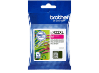 cartucho de tinta - brother xl lc422xlm hasta 1500 paginas isoiec 24711 magenta