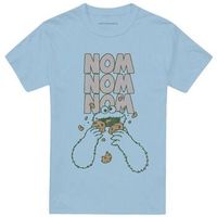 sesame street camiseta nom nom para mujer