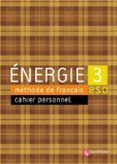 energie 3 cahier d exercicis incluye cd-rom