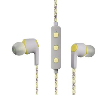 VOLKANO Moda Series VK-1107-YL Wireless Bluetooth Earphones - Yellow, Yellow
