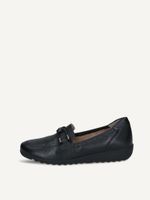 caprice slipper black made of leather size 38