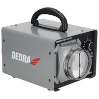 generador de ozono 20 gh dedra ded6632 desinfeccion avanzada eliminacion de microorganismos ventilador integrado manguera flexible con conexion temporizador automatico carcasa resistente