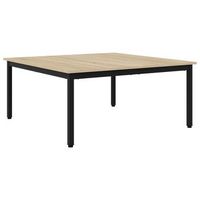 mesa de cafe  mesa de centro sonoma 100 x 100 x 45 cm madera de ingenieria