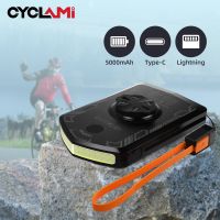 cyclami rvl01 luz delantera de bicicleta ipx6 faros de ciclismo impermeables carga tipo c para xoss igs luces de ordenador carga