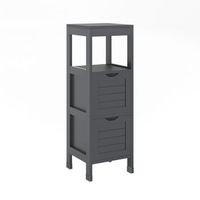 armario mediano vilda 30 x 89 cm con 2 cajones vicco