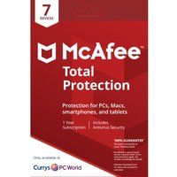 mcafee total protection - 1 user  7 devices for 1 year