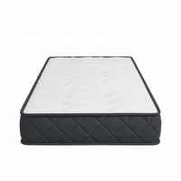colchon 90x190 cm individual colchon viscoelastico con bordes reforzados y base antideslizante espuma de memoria blanco y gris