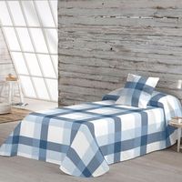 colcha bouti escoces azul-blanco cama 105