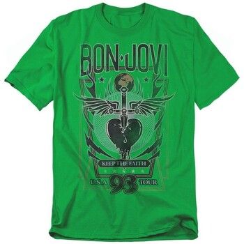 Bon Jovi Camiseta Keep The Faith para mujer