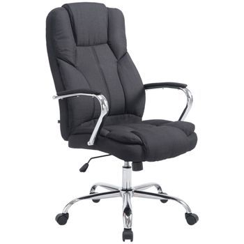 Silla De Oficina Xxl Xanthos En Tela Negro 70x62x115 Cm Clp