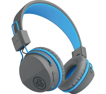 JLAB AUDIO JBuddies Studio Wireless Bluetooth Kids Headphones - Blue, Blue