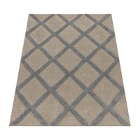 alfombra geneva gris  80x150 cm