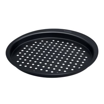 Molde pizza acero negro 31 cm