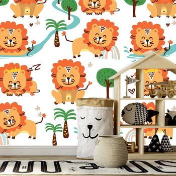Papel pintado graou el cachorro de león  208x270cm