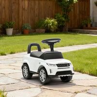 coche correpasillos con licencia de land rover blanco aiyaplay