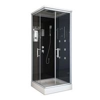 cabina de ducha con iluminacion led wave s - 90 x 80 cm