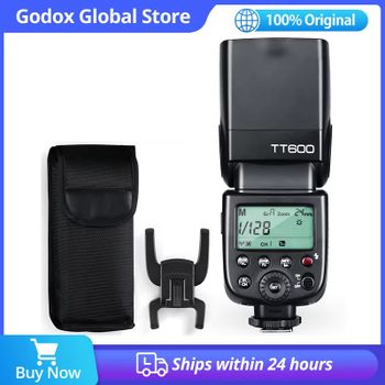 Godox TT600 2,4G inalámbrico GN60 cámara maestra/esclavo Flash Speedlite para Canon Nikon Sony Pentax Olympus Fuji Lumix