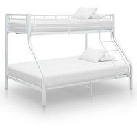 cama litera sin colchon metal blanco 140x200 cm90x200 cm vidaxl