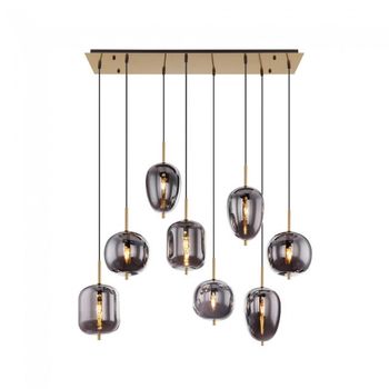 Lámpara colgante blacky (8 luces)