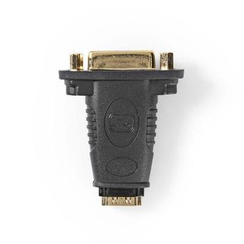 Adaptador HDMI a DVI-D Nedis CVGB34911BK hembra oro doble enlace