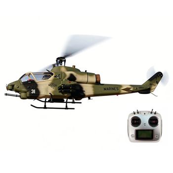 ROBAN 470 Clase AH-1W 2.4G 6CH Super Cobra Marina 2 Palas Sin Flybar RC Helicóptero RTF