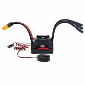 Surpass Hobby Rocket V2 ESC a prueba de agua de 60A sin escobillas para automóviles RC modelo de 1/10