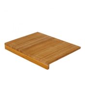 tabla cortar bambu marron de 45x35 cm