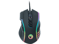 raton gaming - nacon pcgm-420 con cable usb 800 a 12000 dpi 10 botones led rgb multicolor