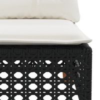 conjunto de ocio de jardin incluye 9 piezas con cojines