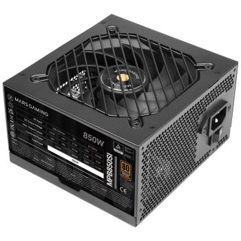 Mars Gaming Mpb850si Fuente Alimentación Atx 850w 7 Años Garantía 80plus Bronze 90% Negro