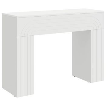Mesa De Centro 102x35x75 Cm Madera - Blanco