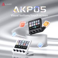controlador de teclado ajazz akp05e con visualizacion y programacion de botones integrados asistente de escritorio para creacion multimediaoficina