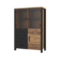 vajillero 3 puertas 3 cajones tableros de aglomerado laminados madera