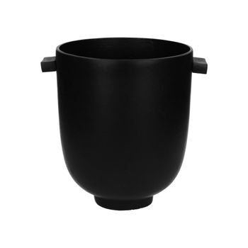 Cubo para hielos de aluminio negro h24