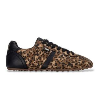 Xti para mujer. 14615301-LEOPARDO Zapatillas 146153 marrón (39), Plano, Cordones, Casual, Animal print