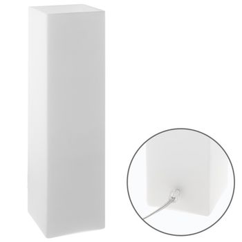 Sobremesa herner 1xe14 l.9xan.9xal.35cm cristal opaco