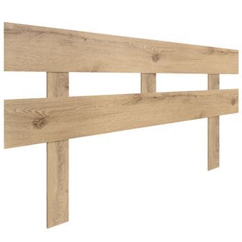 Dhome Cabecero Cambrian 160cm Horizontal Estilo Valla Con Patas Madera Reciclada Dm Herrajes Incluidos (160cm Horizontal Valla, Cambrian)
