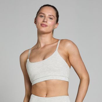 Sujetador deportivo Basics para mujer de MP - Gris claro jaspeado - S