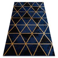 alfombra emerald exclusivo 1020 glamour elegante marmol triangulos 280x370 cm